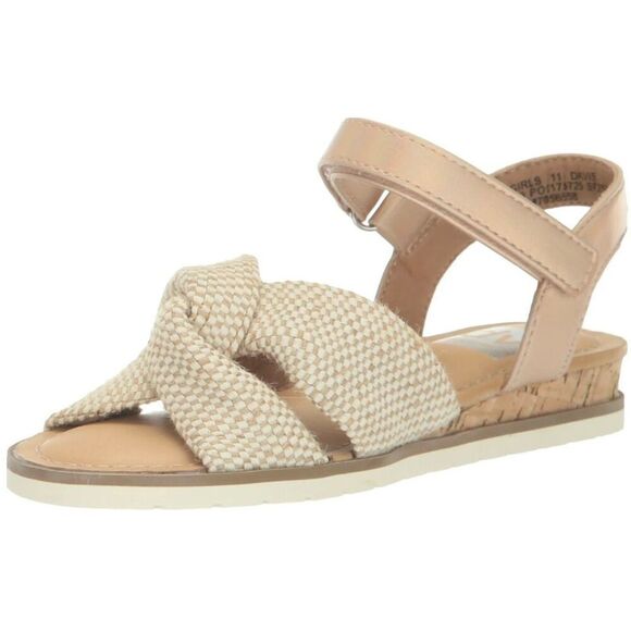 DV by Dolce Vita Sandals Girls Size 3 Tan Open Toe Shoes - Picture 1 of 7